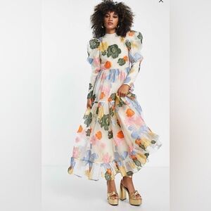 Sister Jane Floral Long Sleeve Dress - Multicolor